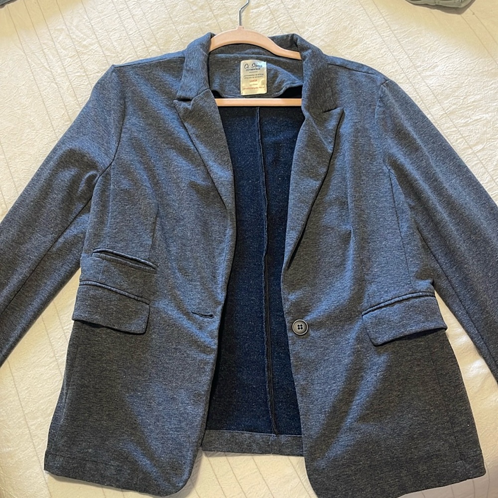 Dark grey blazer